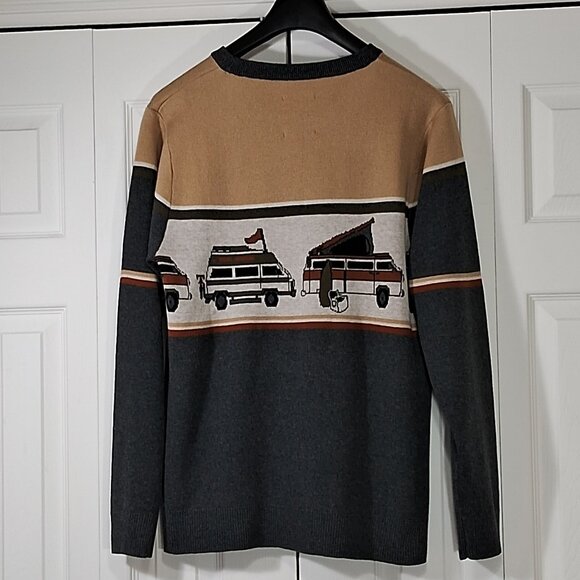 KAVU camper van print sweater - Picture 3 of 14